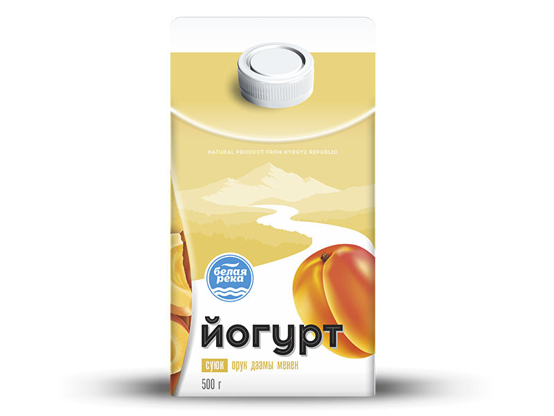Йогурт 500 г, абрикос